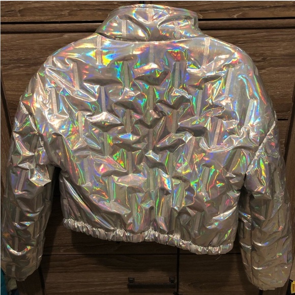 K TOÖ Holographic Puffer Jacket - Picture 4 of 10